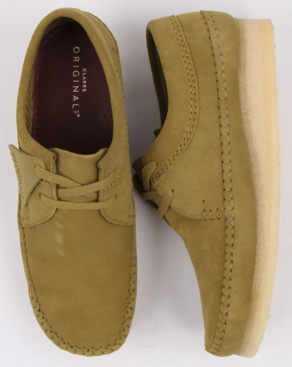 Clarks Originals Weaver Khaki Green - Image 3