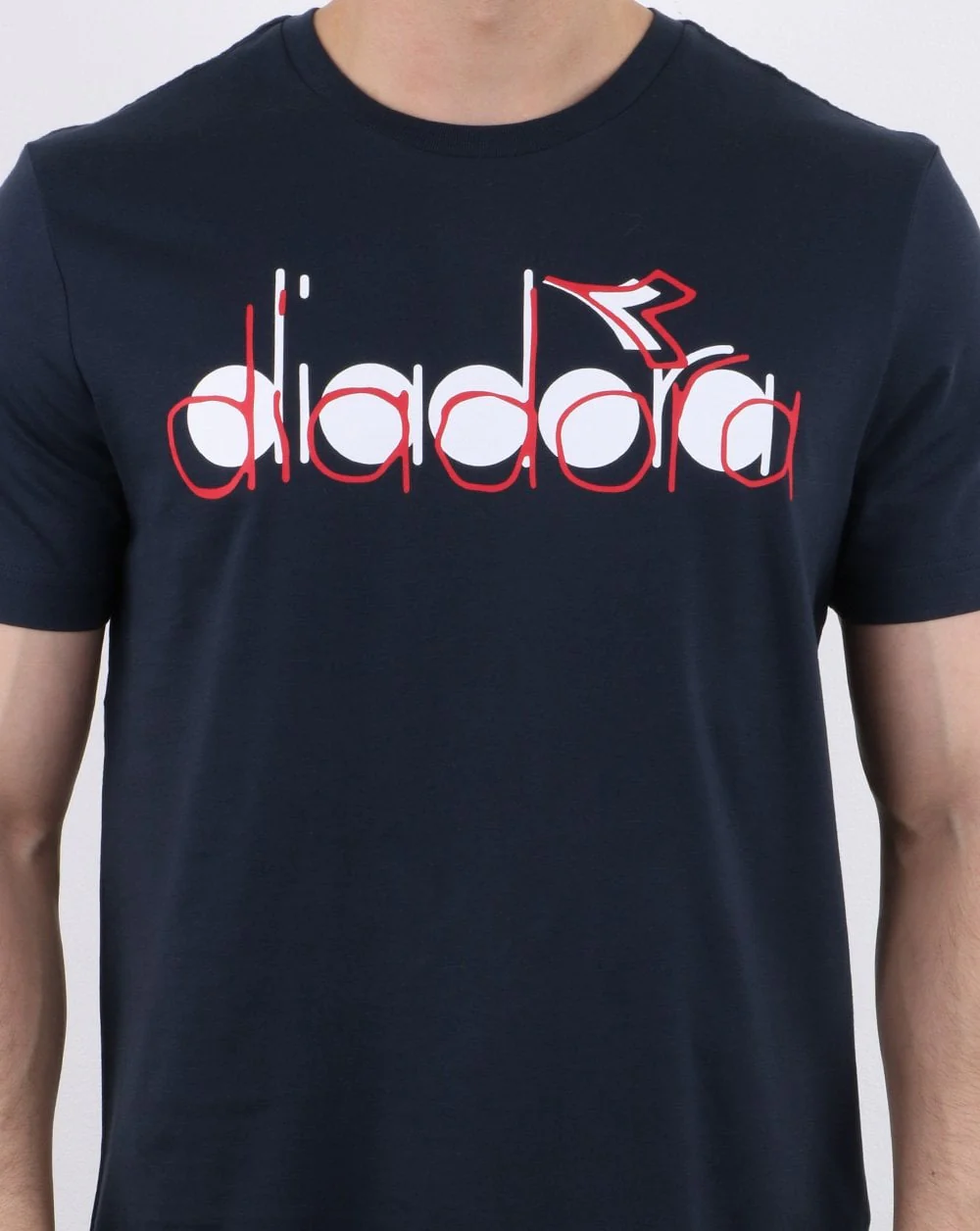 Diadora 5palle Double T-shirt Navy - Image 4