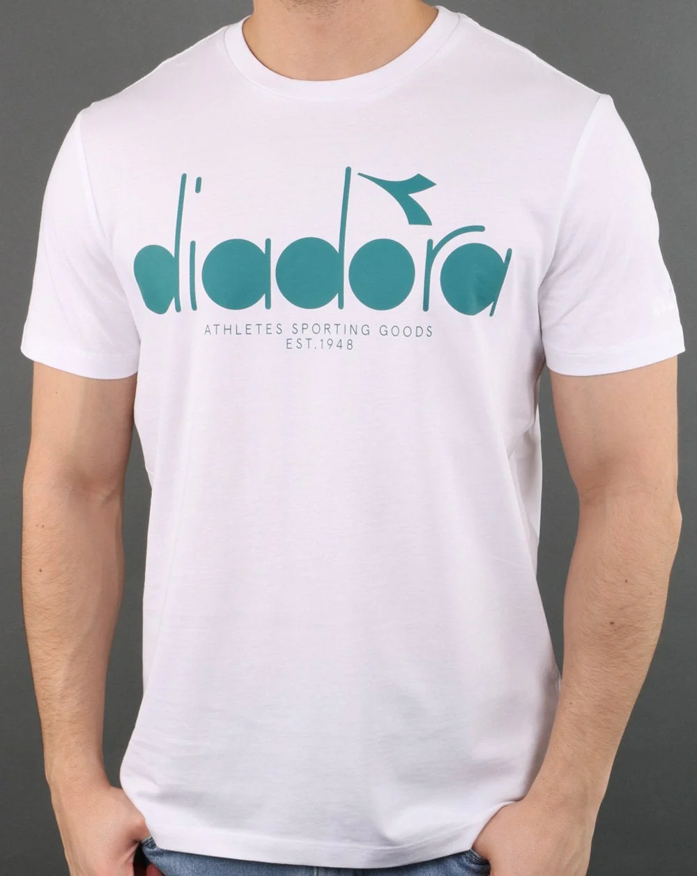 Diadora 5palle T-shirt Optical White/Green