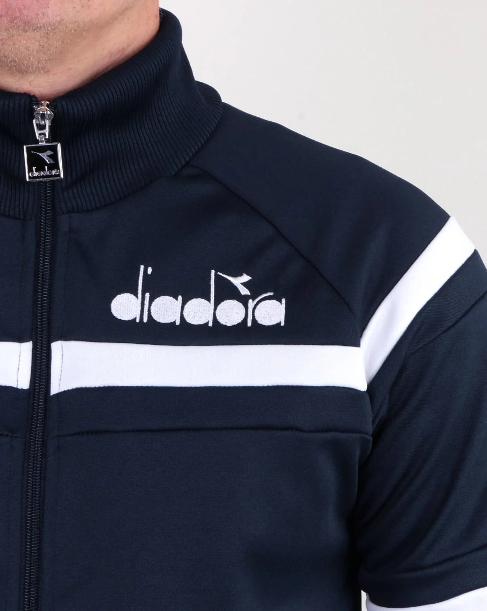 Diadora 80s Track Top Blue Denim/optical White - Image 2