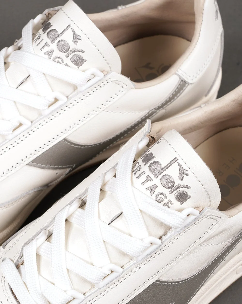 Diadora B Elite 84 Italia Trainers White / Silver - Image 3