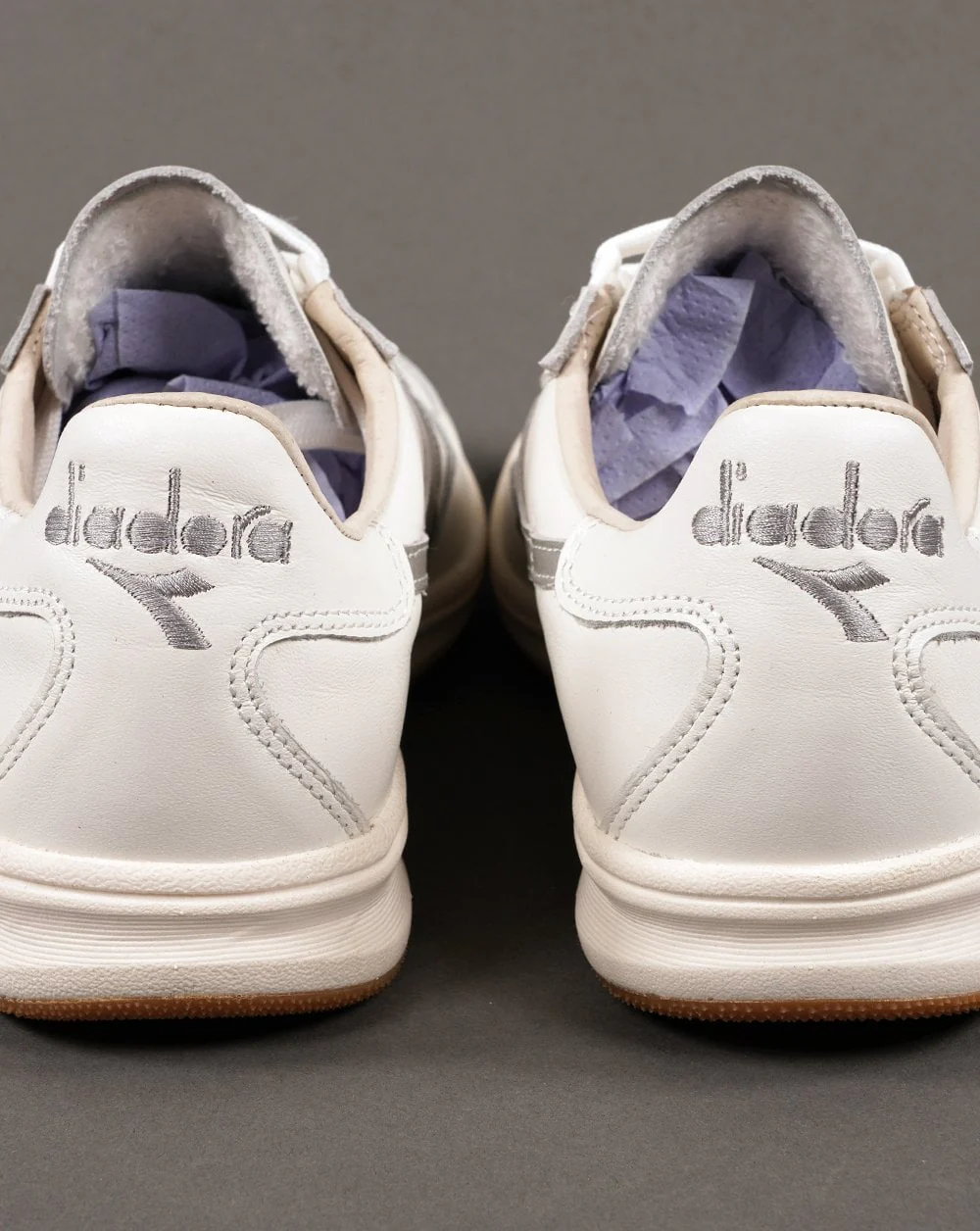 Diadora B Elite 84 Italia Trainers White / Silver - Image 6