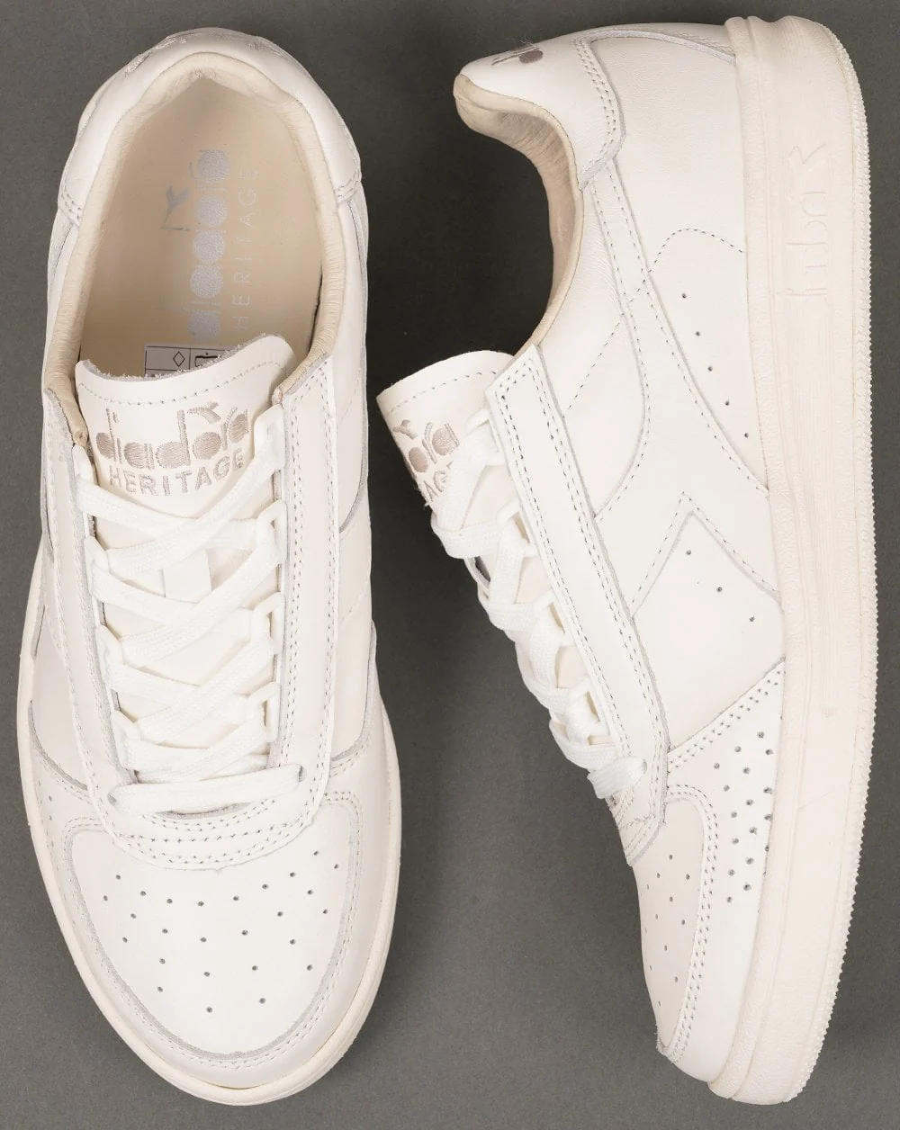 Diadora B Elite 84 Italia Trainers White/White - Image 4