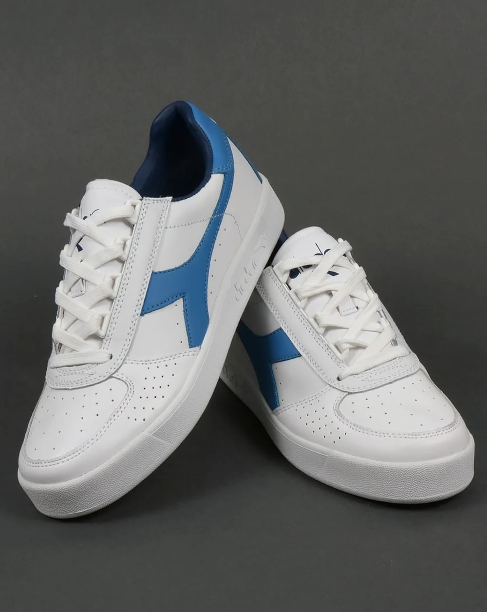 Diadora B. Elite Trainers White/Campanula Blue - Image 3