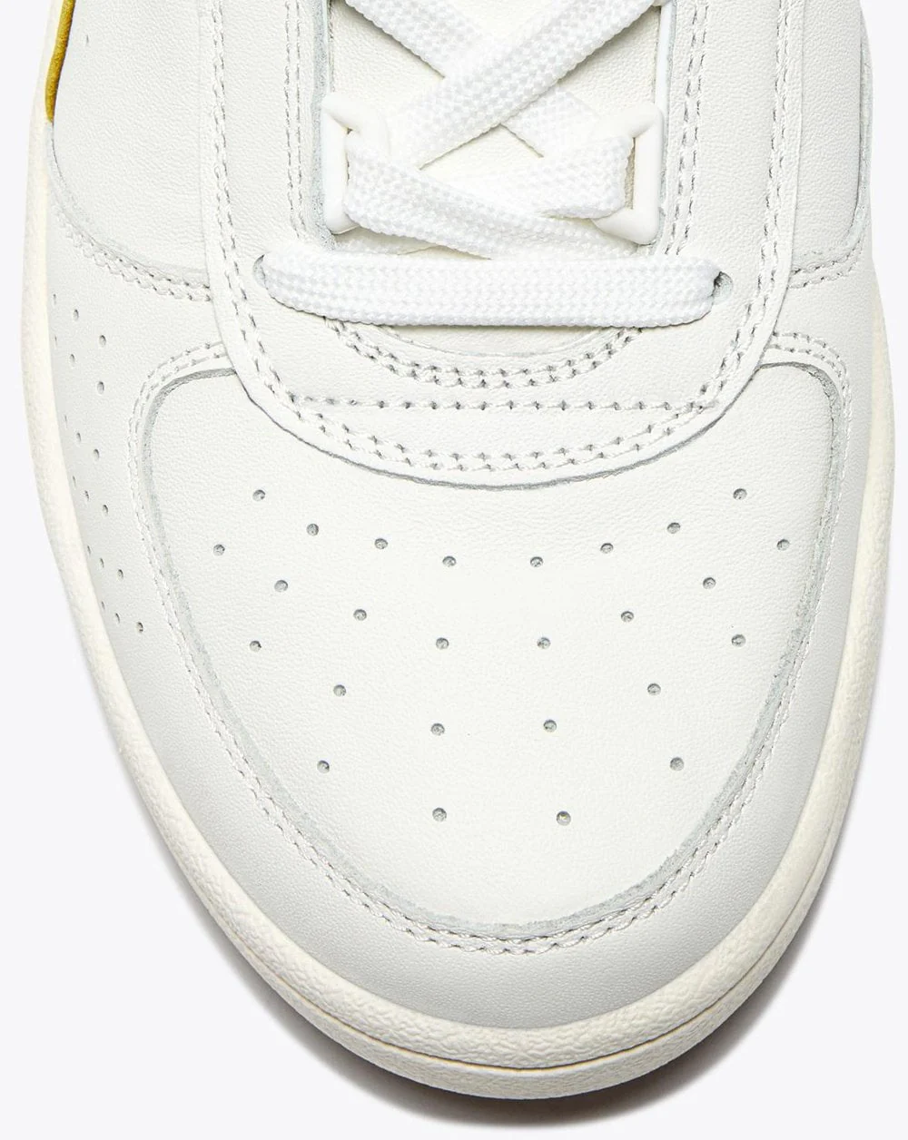 Diadora Borg Elite Italia Trainer Premium White/Gold - Image 4