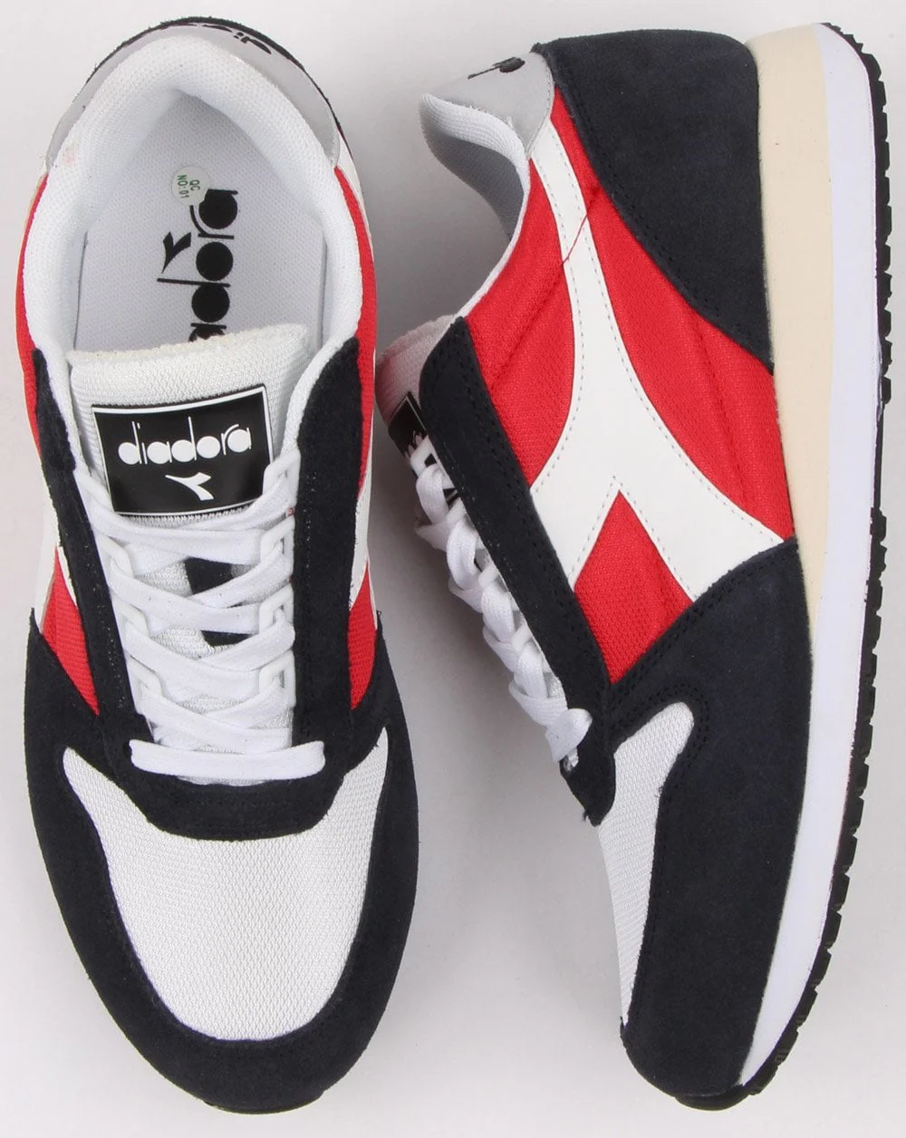 Diadora Caiman Trainer Blue/Red - Image 2