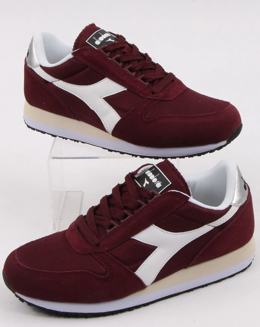Diadora Caiman Trainer Burgundy