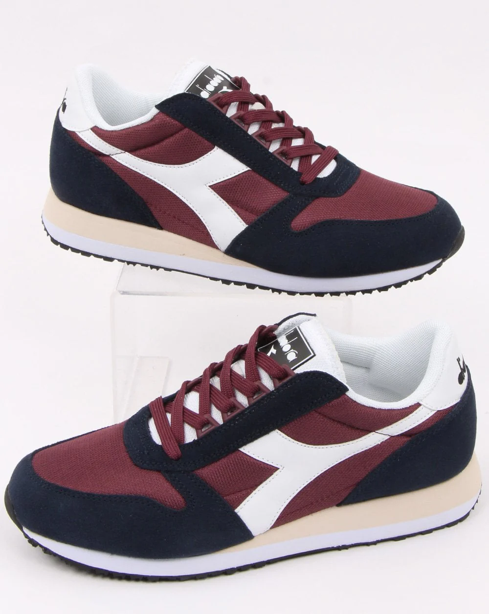 Diadora Caiman Trainer Burgundy
