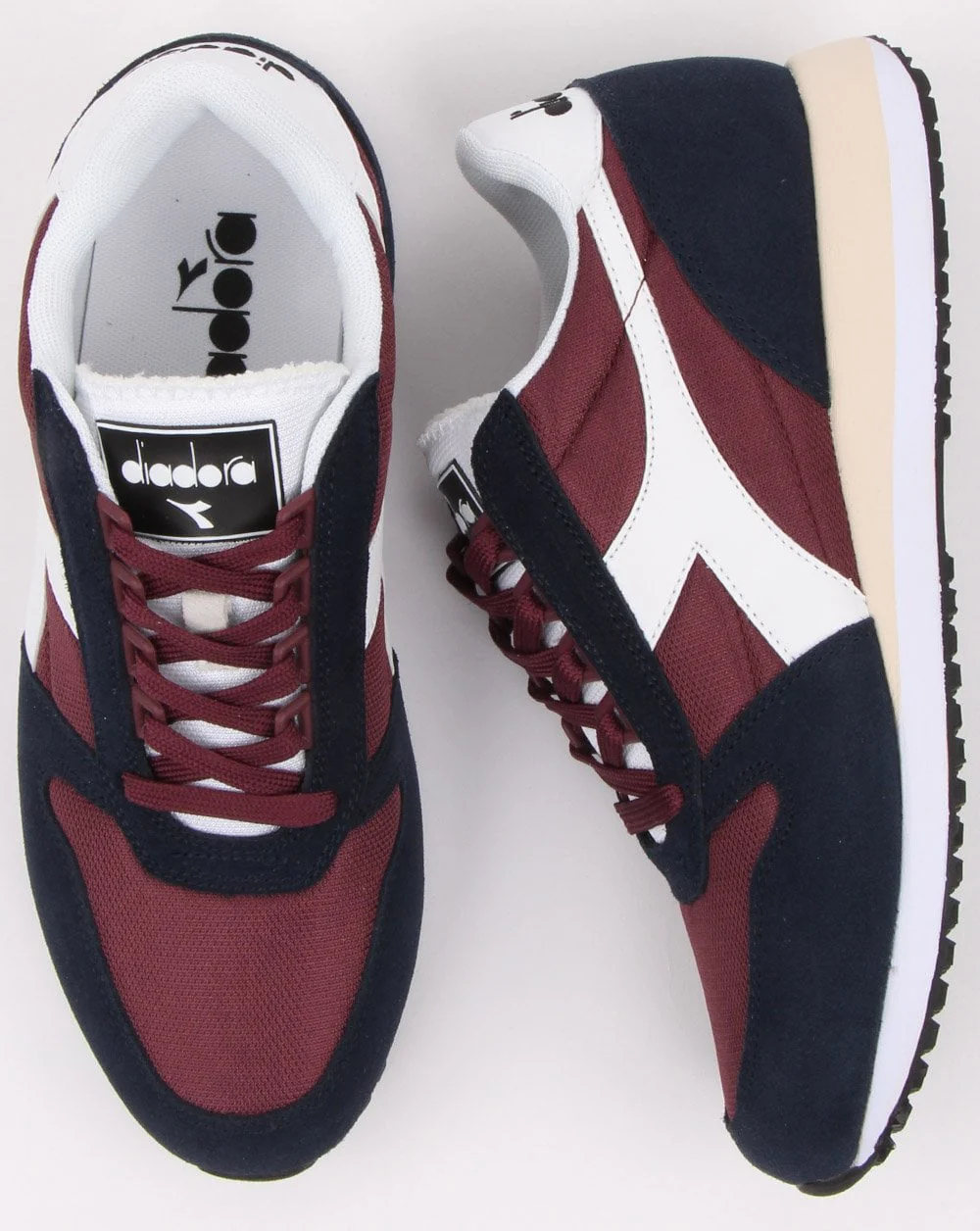 Diadora Caiman Trainer Burgundy - Image 2