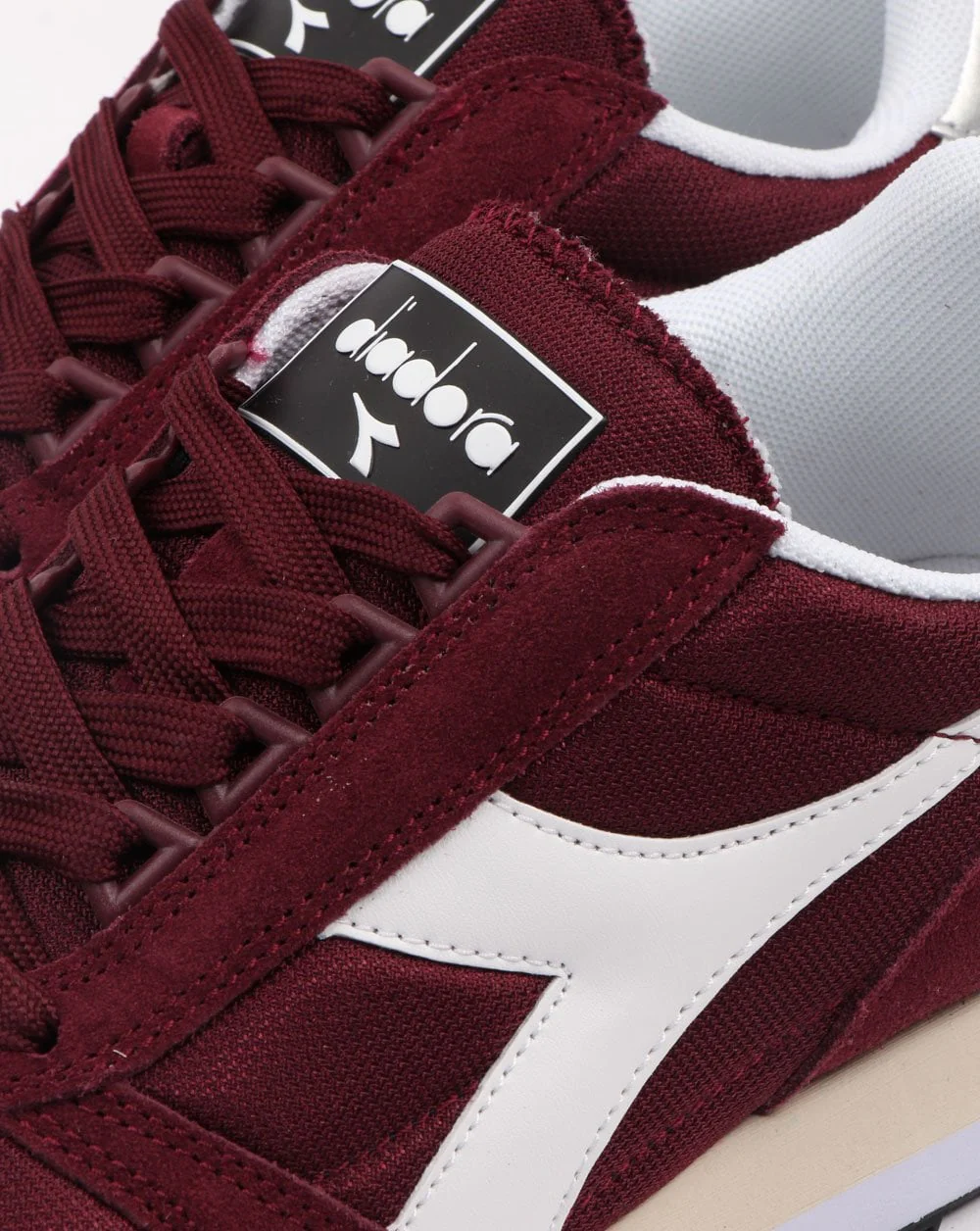 Diadora Caiman Trainer Burgundy - Image 4