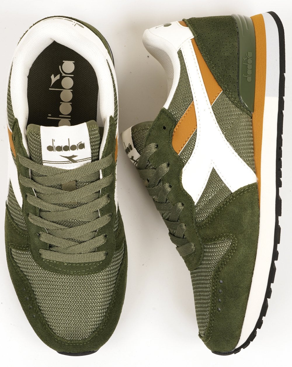 Diadora Camaro M2 Trainers Green Olivine - Image 4