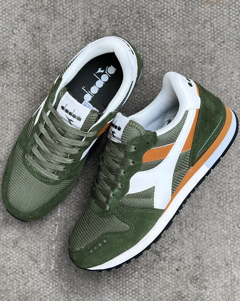 Diadora Camaro M2 Trainers Green Olivine - Image 5