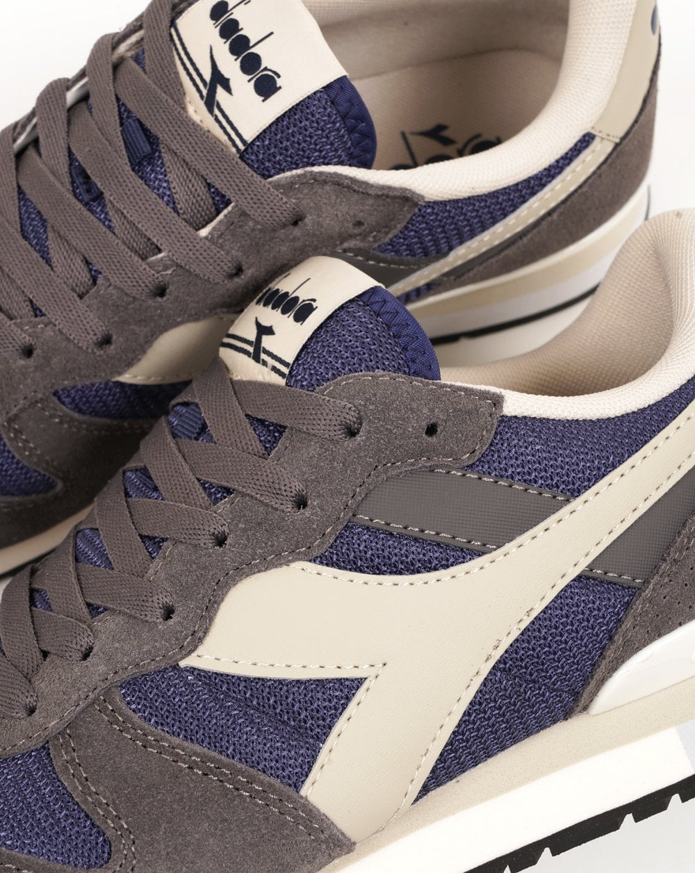 Diadora Camaro M2 Trainers Insignia Blue/Grey - Image 3
