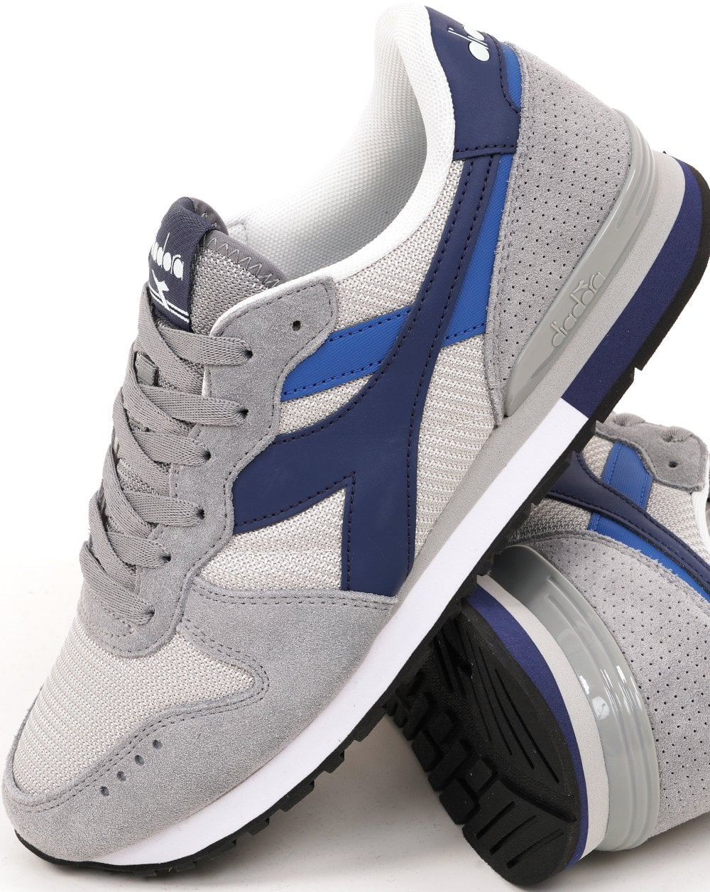 Diadora Camaro M2 Trainers Ultimate Grey/Lapis Blue - Image 2