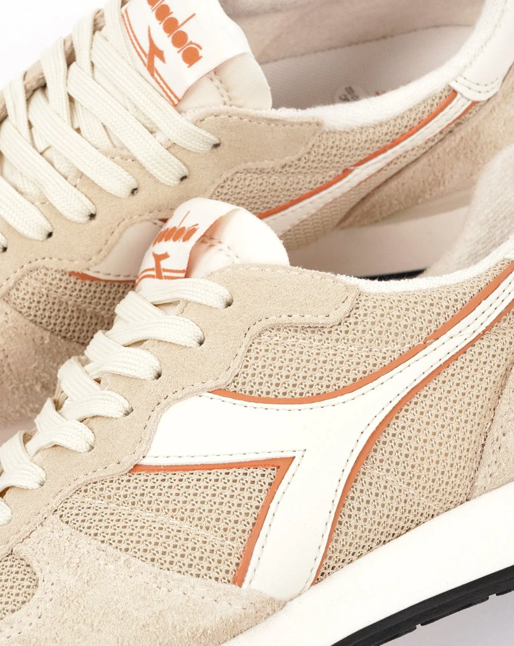 Diadora Camaro Premium Trainers Beige Biscuit - Image 3