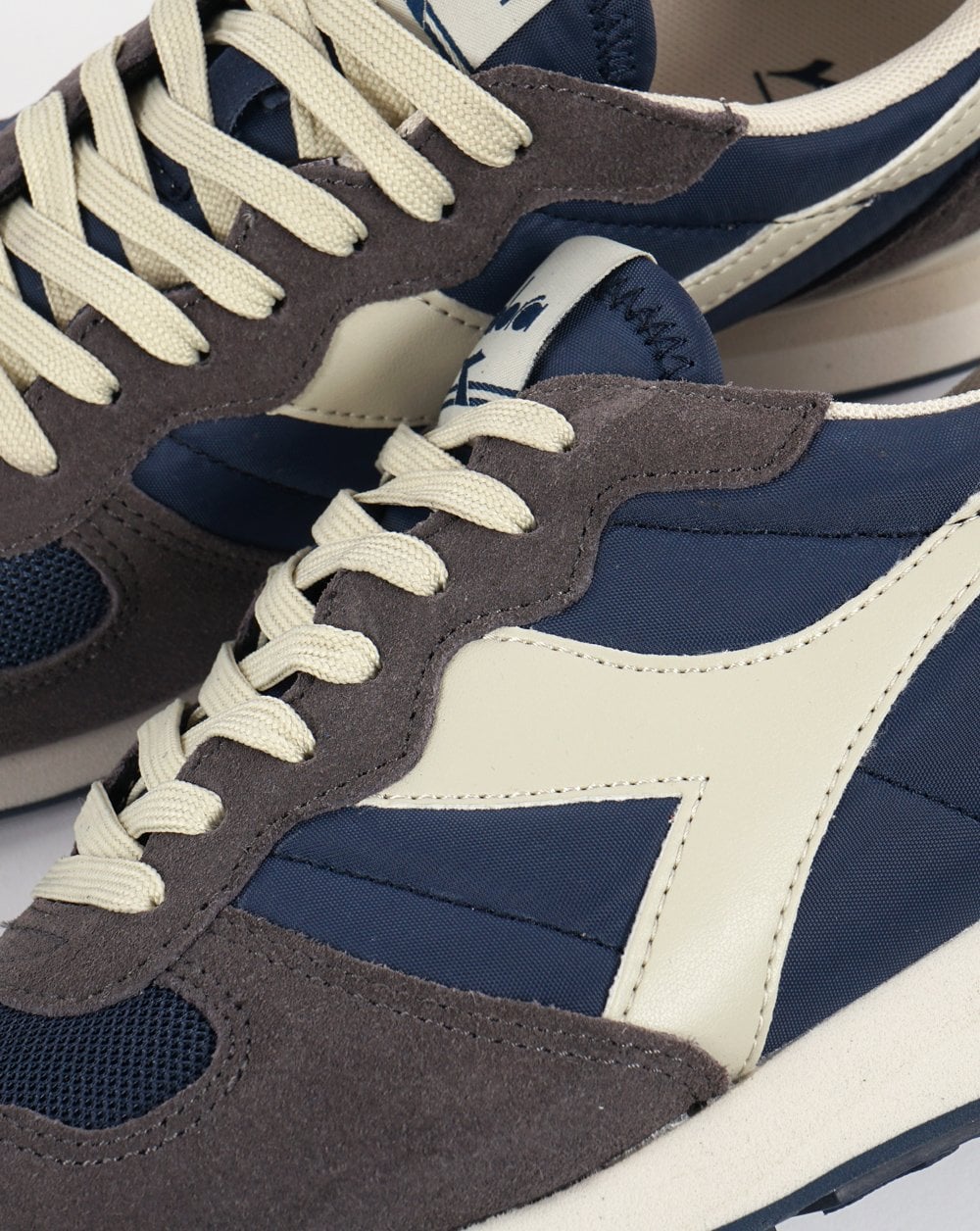 Diadora Camaro Trainer Dark Grey/Navy - Image 3