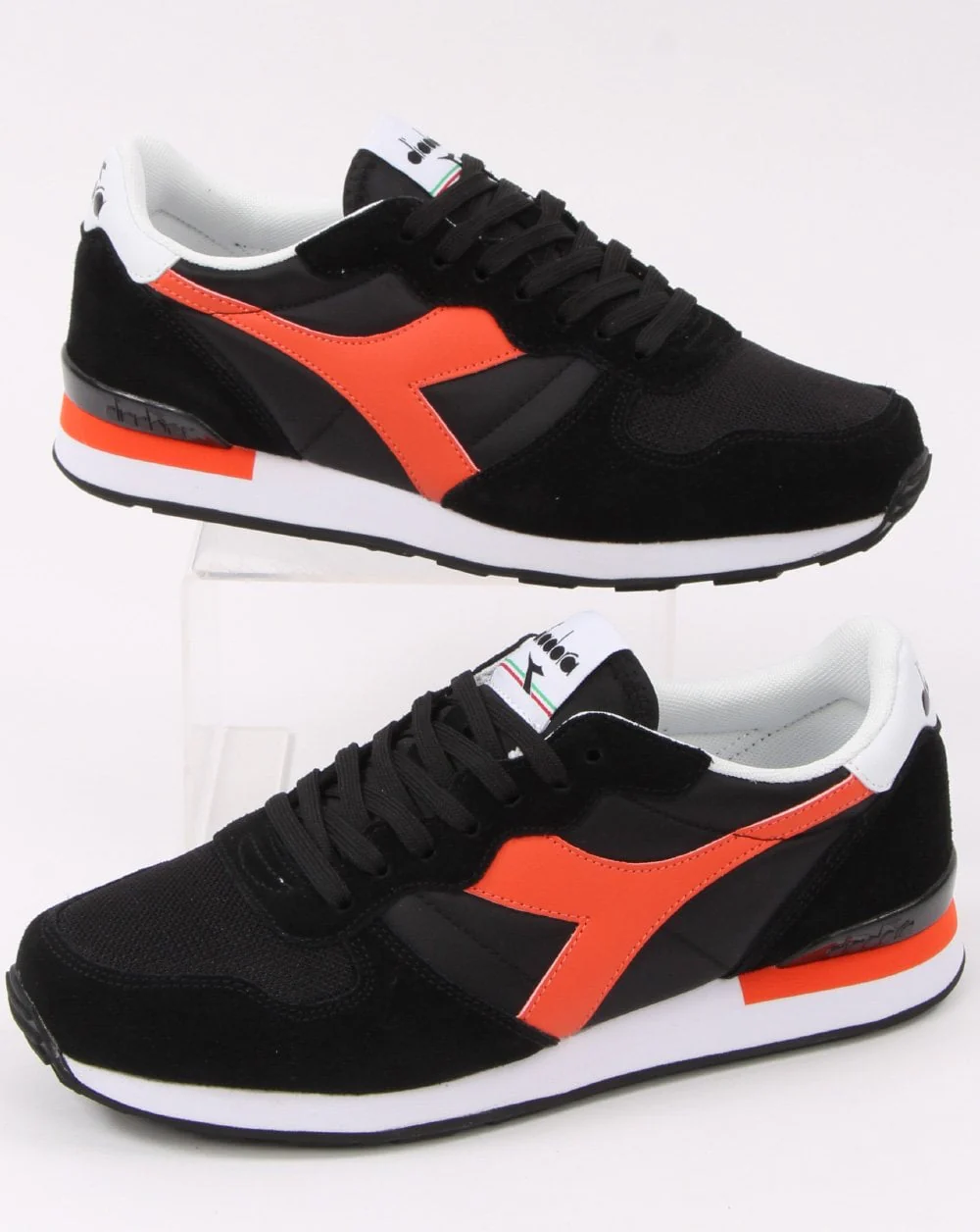 Diadora Camaro Trainers Black/Red