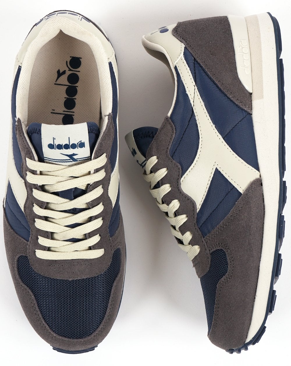 Diadora Camaro Trainers Blue/Grey - Image 4