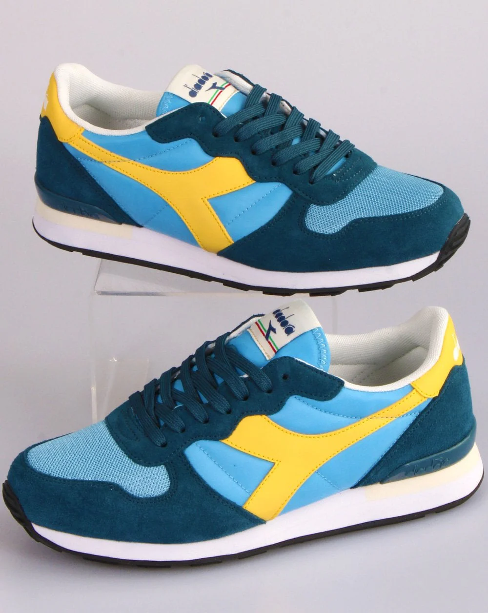 Diadora Camaro Trainers China Blue/Yellow