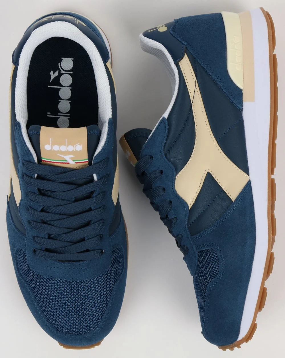 Diadora Camaro Trainers Dark Denim/Sand - Image 2