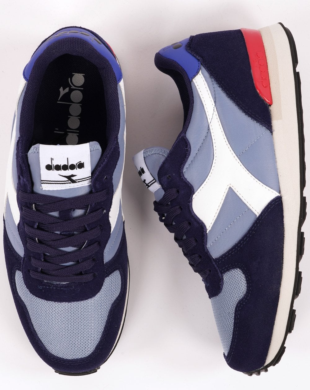 Diadora Camaro Trainers Dusty Blue/Medieval Blue - Image 4
