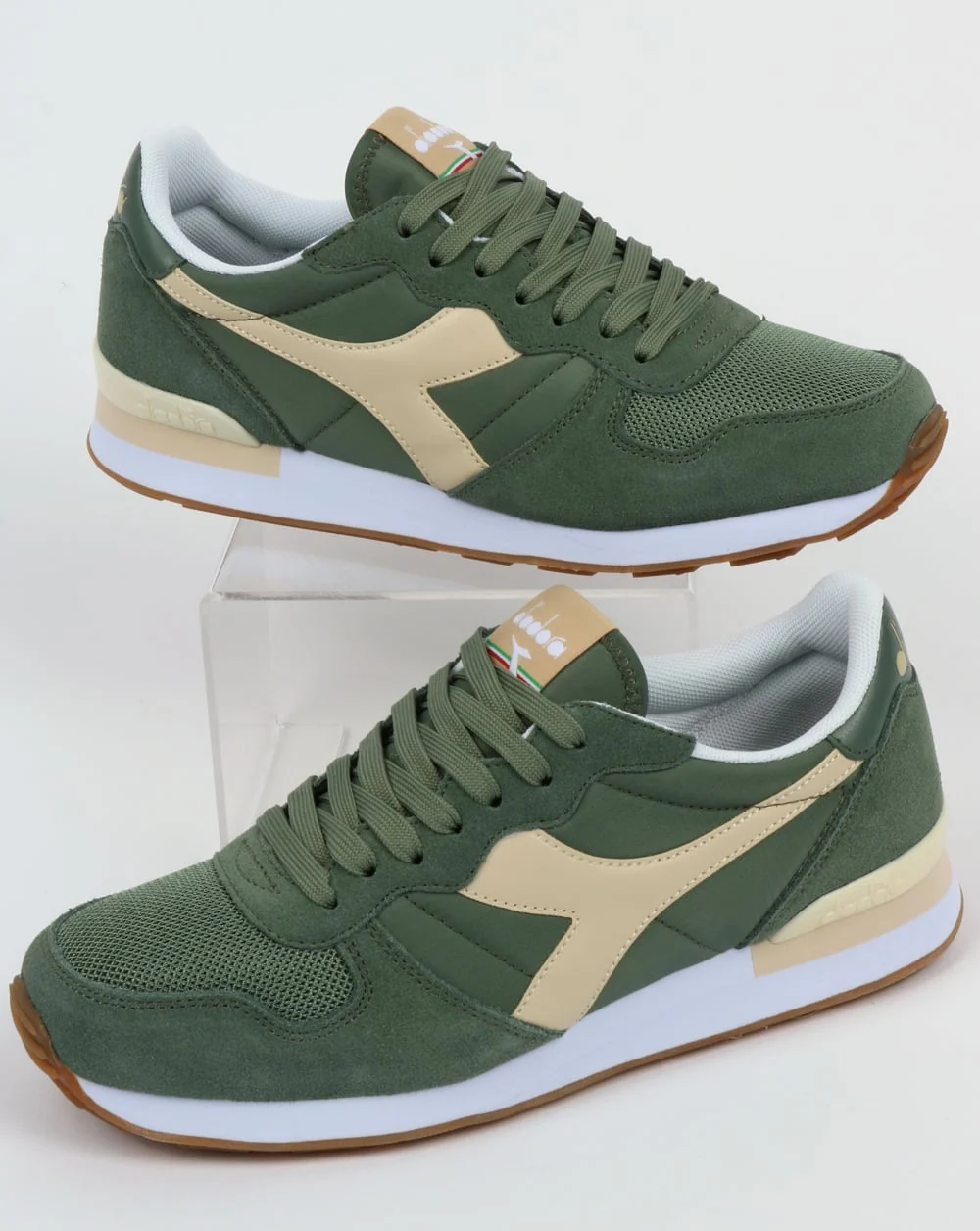 Diadora Camaro Trainers Elm Green/Sand