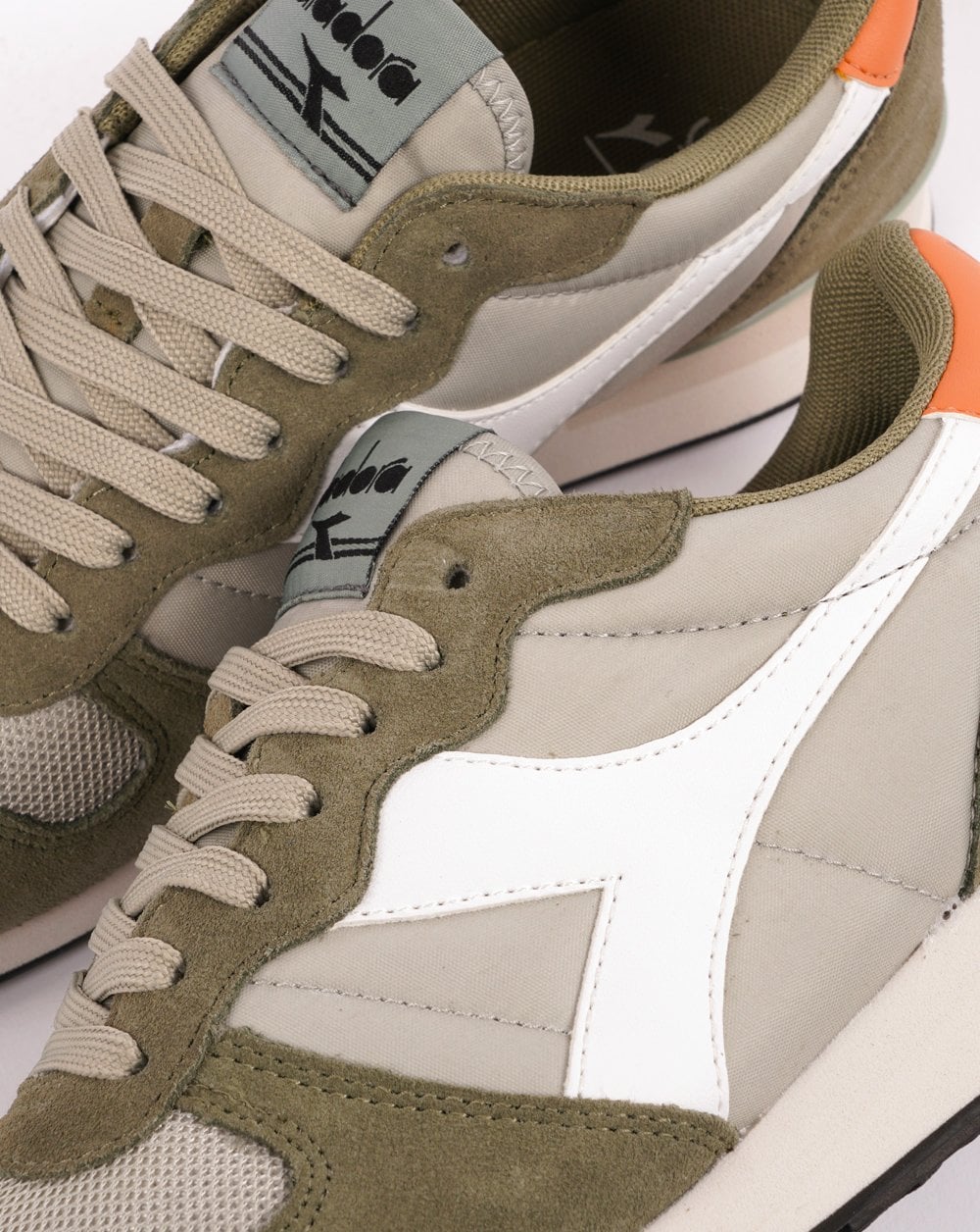 Diadora Camaro Trainers Green/Grey - Image 3