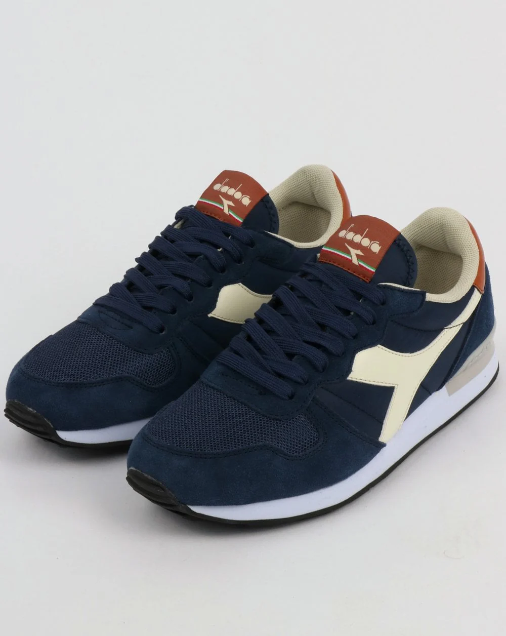 Diadora Camaro Trainers Navy Blue/White - Image 3