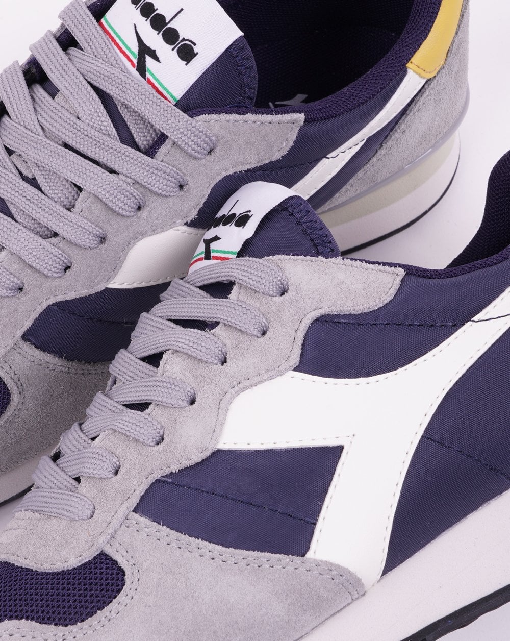 Diadora Camaro Trainers Navy/Grey - Image 2