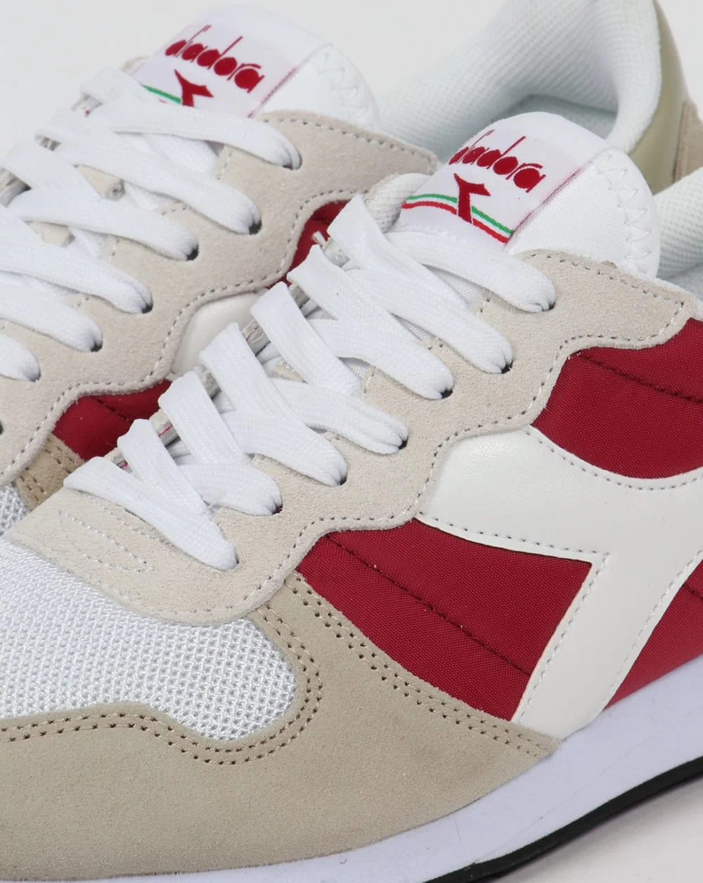 Diadora Camaro Trainers Red Bud/White - Image 4