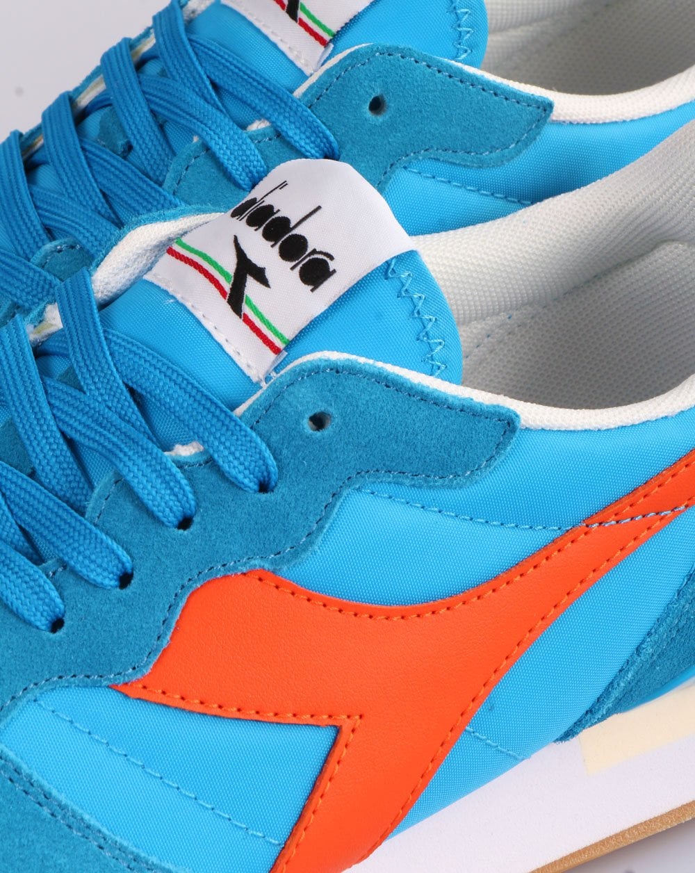 Diadora Camaro Trainers Vibrant Blue/Deep Orange - Image 5