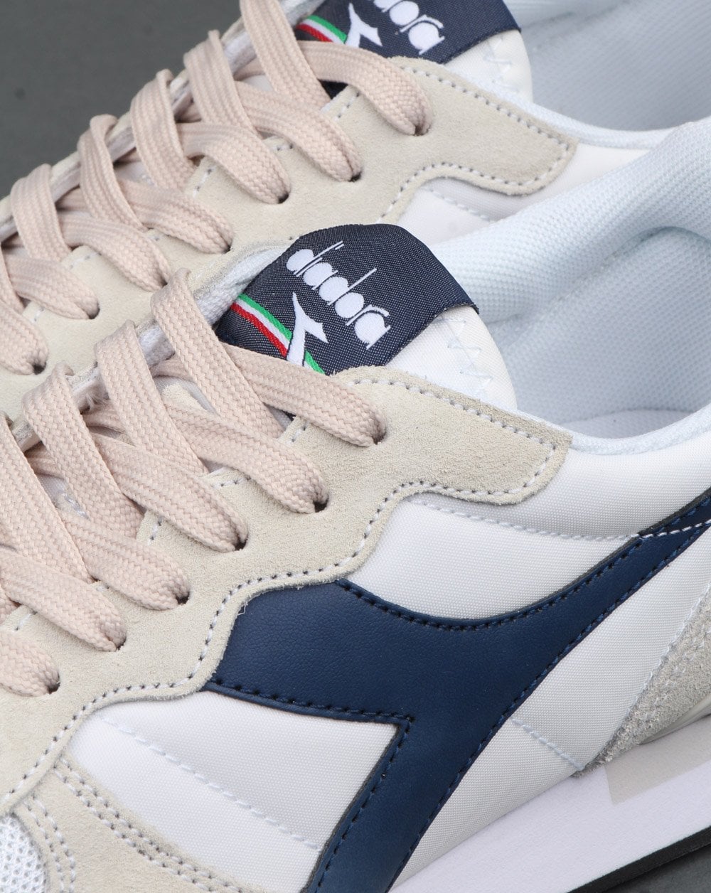 Diadora Camaro Trainers White/Blue - Image 4