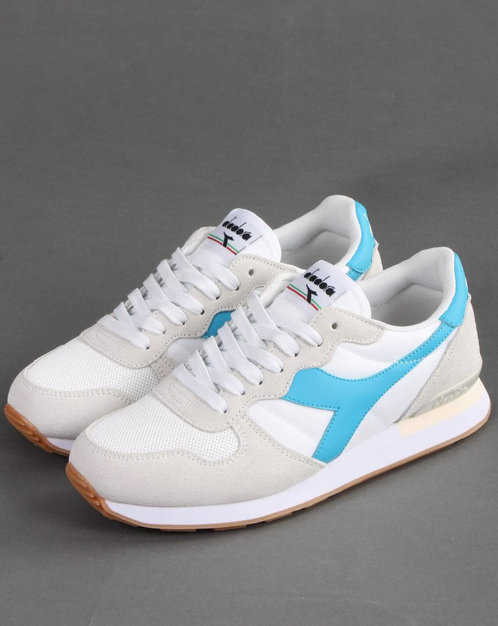 Diadora Camaro Trainers White/cyan - Image 3