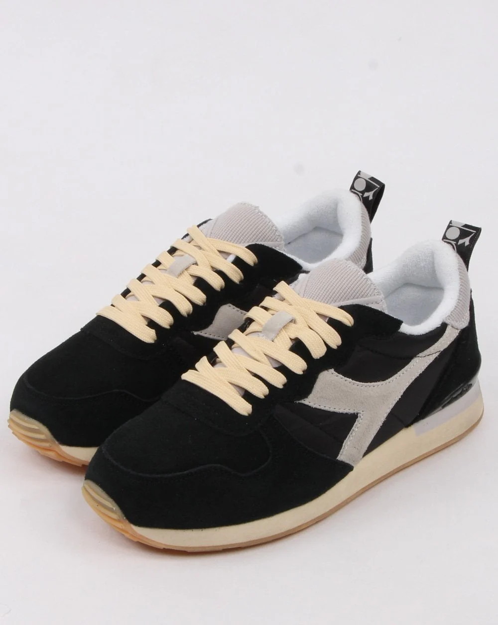 Diadora Camaro Vintage Trainers Black/Off White - Image 3