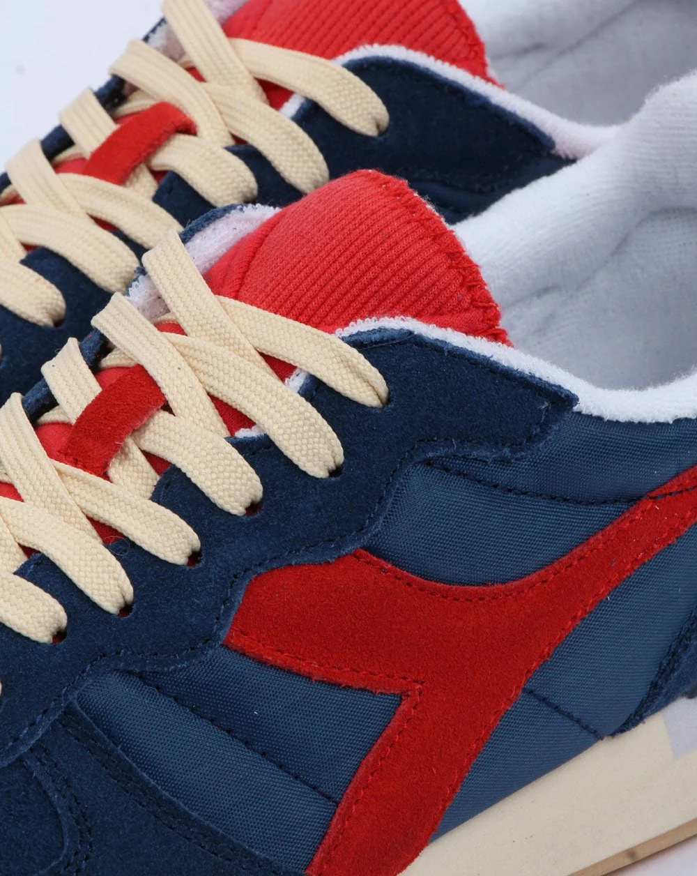 Diadora Camaro Vintage Trainers Blue/Red - Image 4