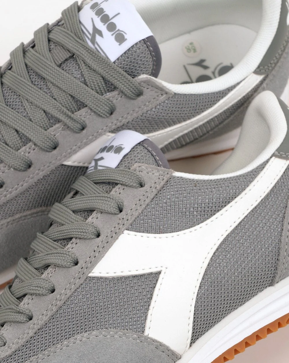 Diadora Cross Trainers Gray Limestone - Image 3