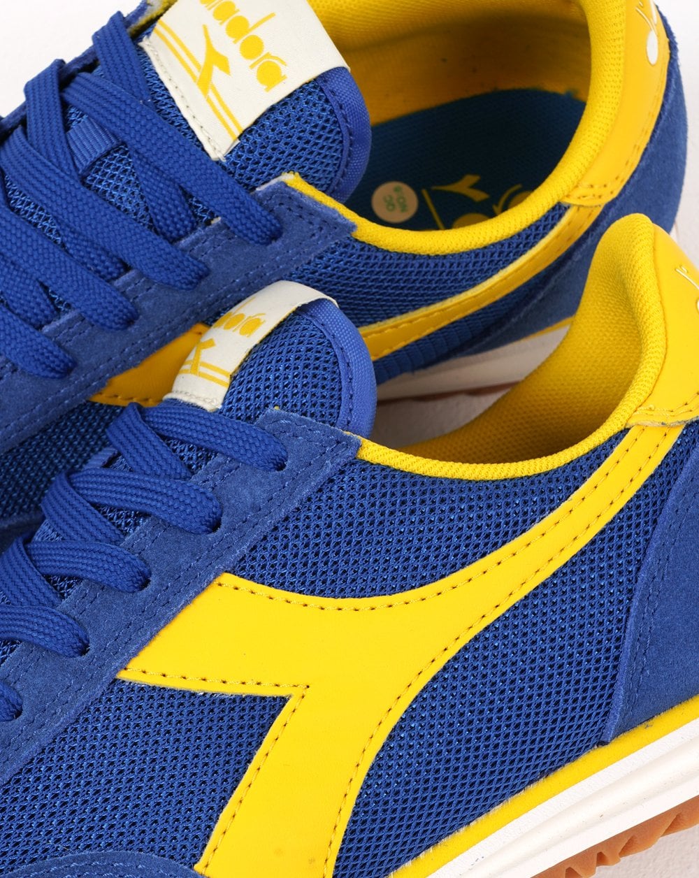 Diadora Cross Trainers Royal/Yellow - Image 3