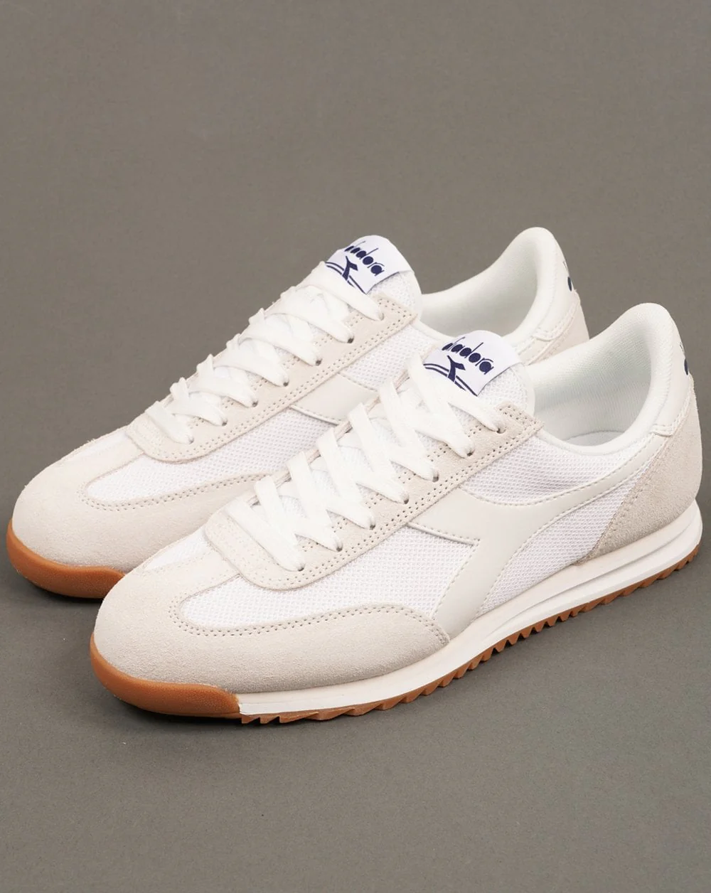 Diadora Cross Trainers White/White/Blue Nights - Image 2