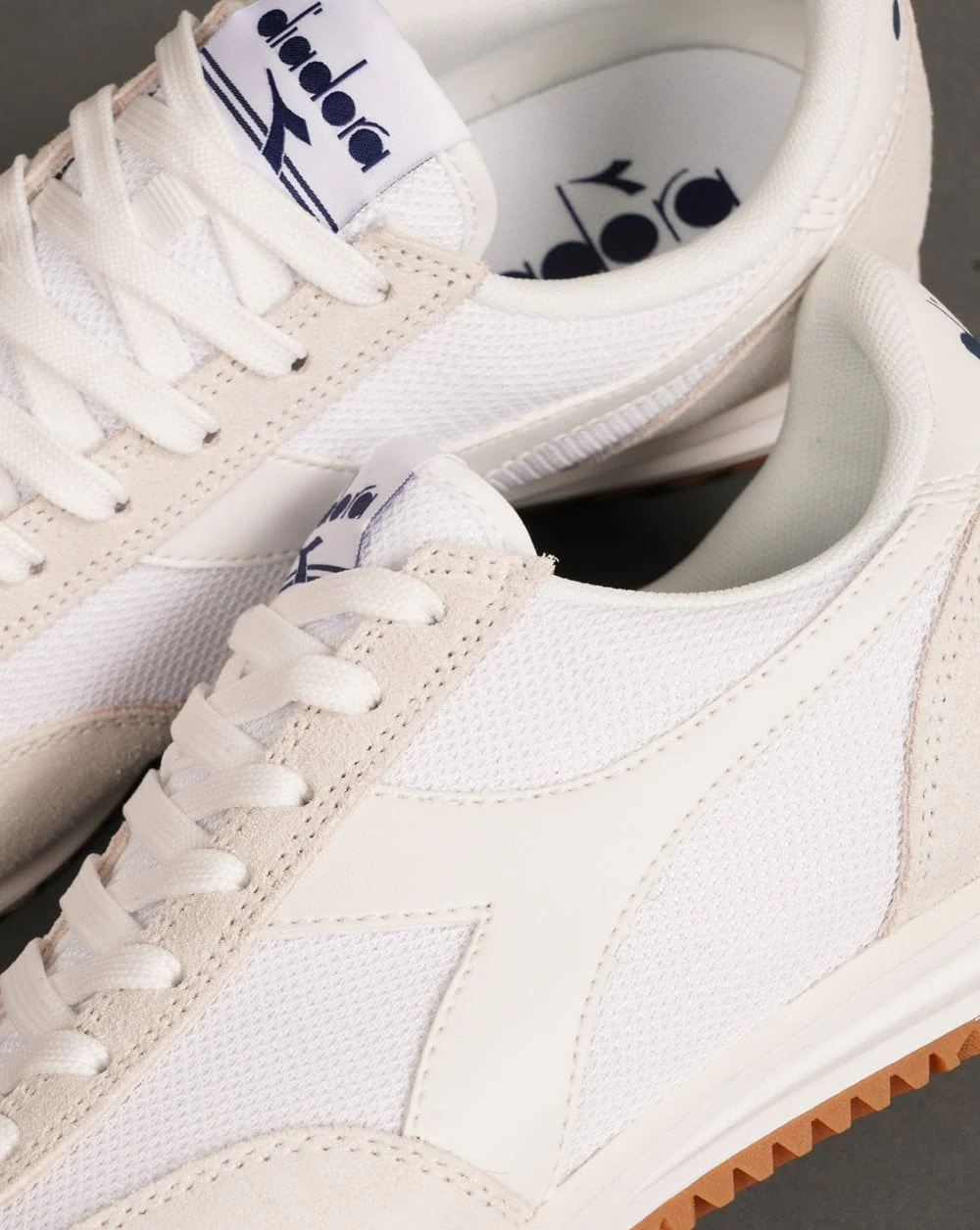 Diadora Cross Trainers White/White/Blue Nights - Image 4