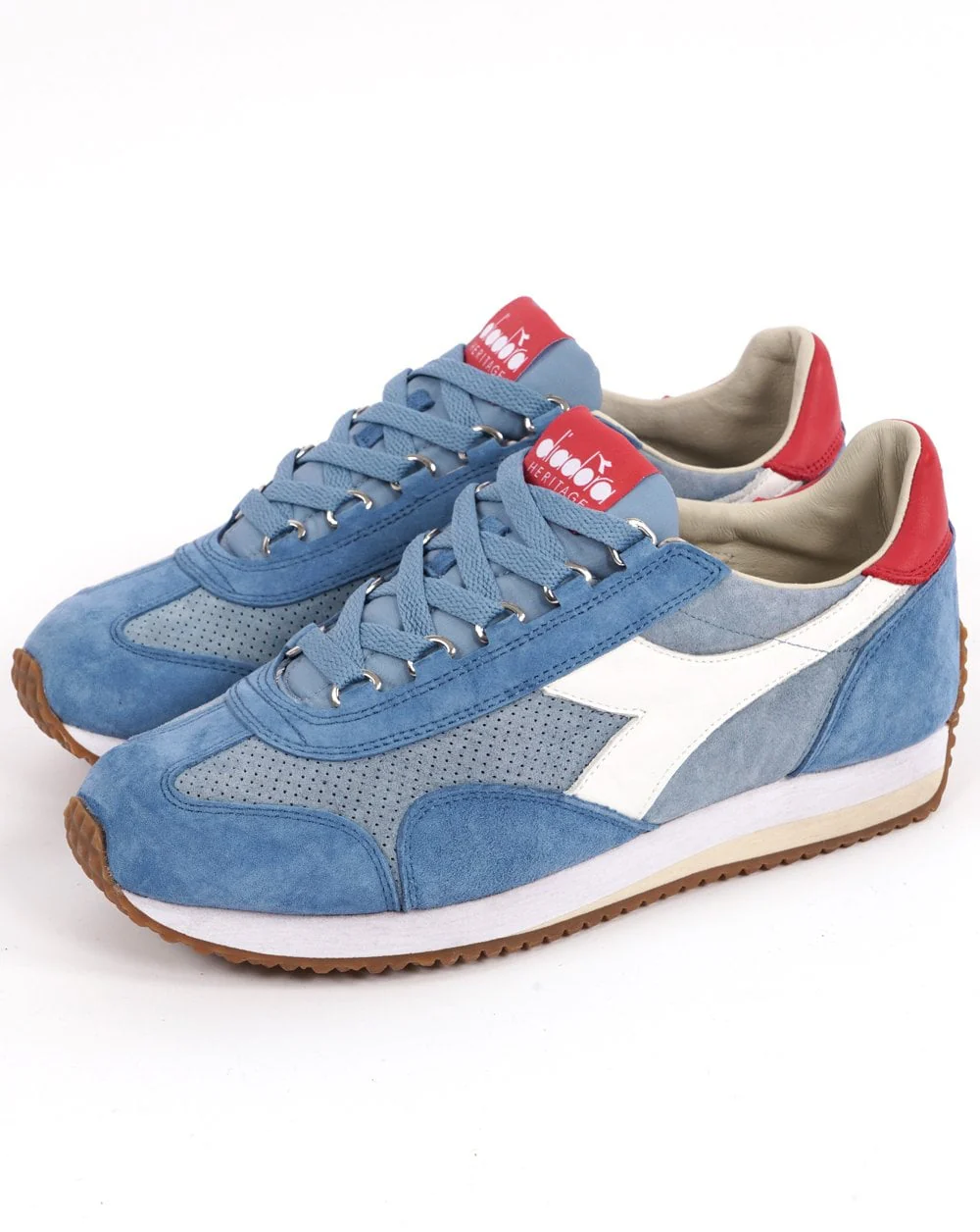 Diadora Equipe Suede SW Trainers Sky Blue - Image 2