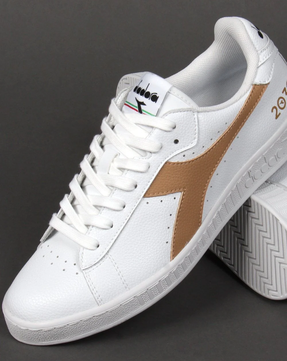 Diadora Game L Low Trainer White/Bronze