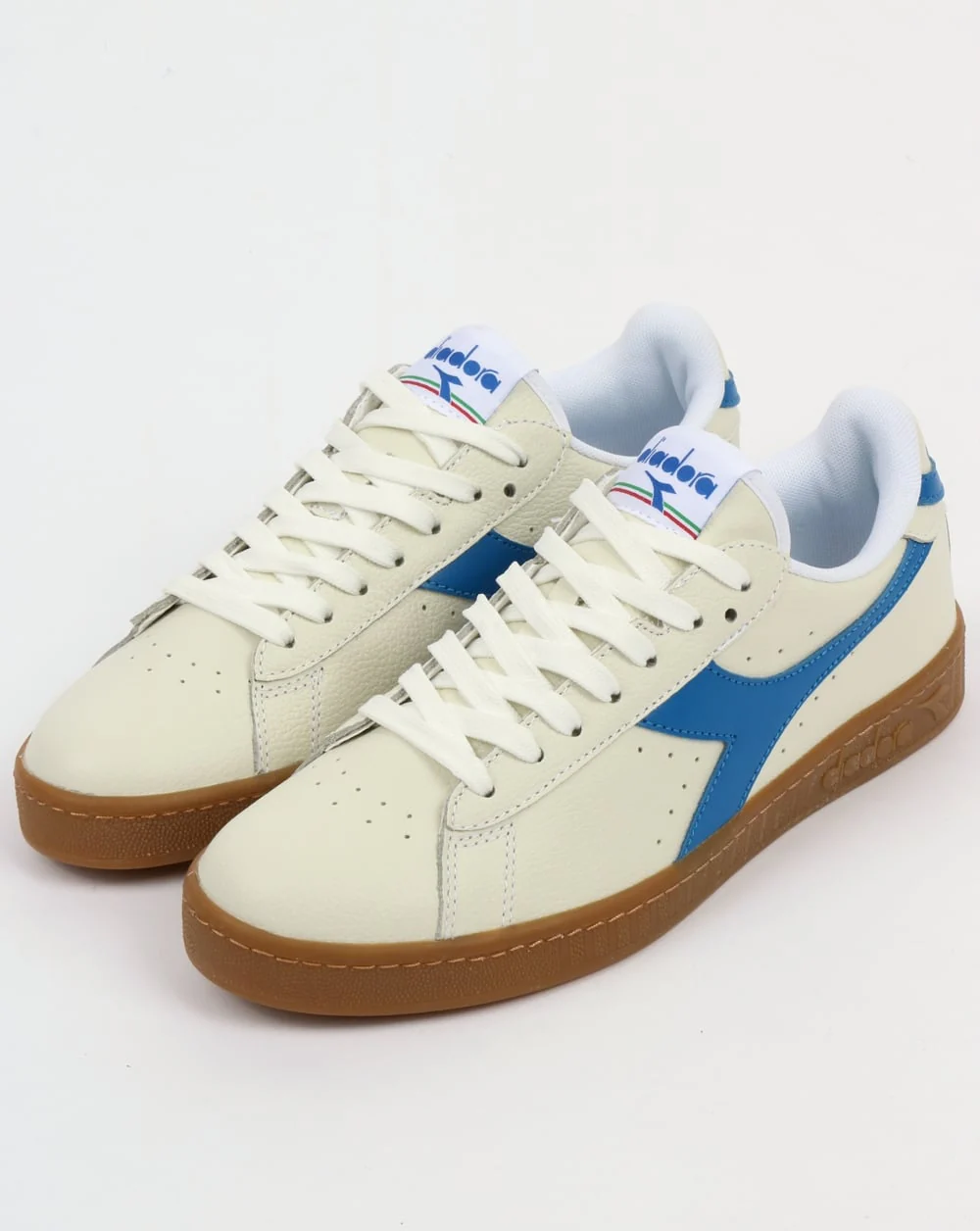 Diadora Game L Low Trainers White/Imperial Blue - Image 3