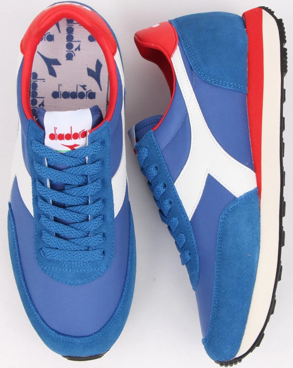 Diadora Koala Trainer Blue/White - Image 3