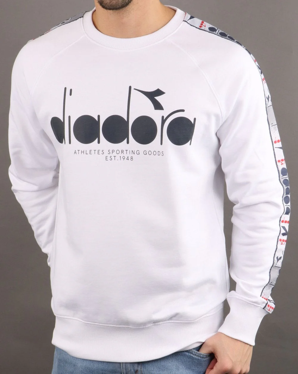 Diadora Logo Sweatshirt Optical White - Image 2