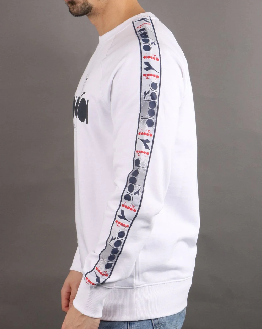 Diadora Logo Sweatshirt Optical White - Image 3