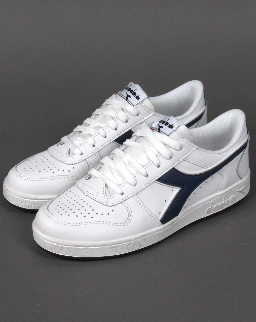 Diadora Magic Basket Trainer White Navy - Image 3