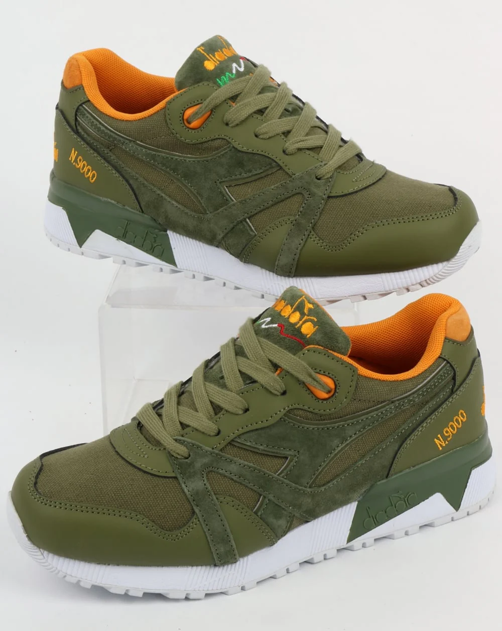 Diadora N9000 CVSD Trainers Green Rosemary