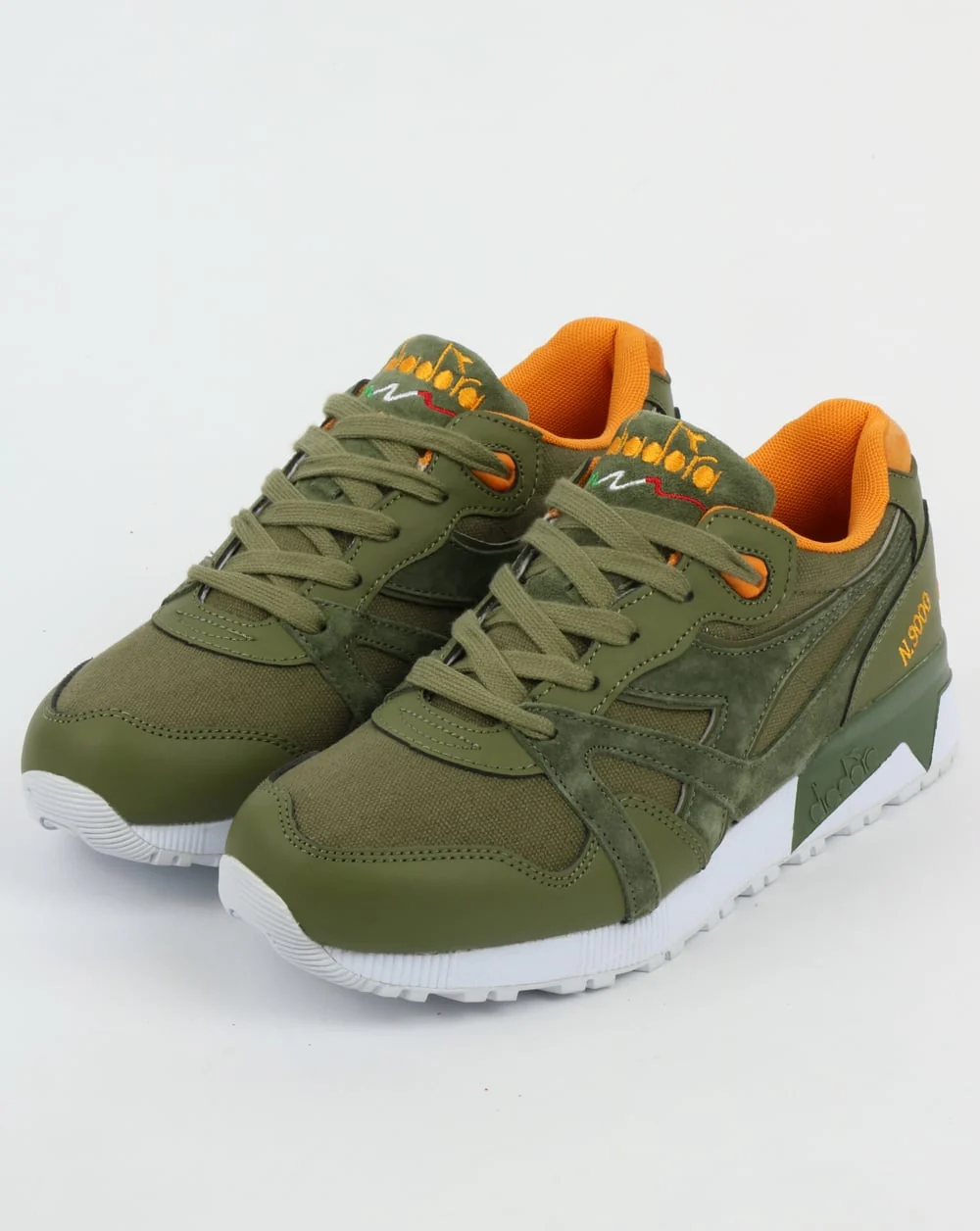Diadora N9000 CVSD Trainers Green Rosemary - Image 3