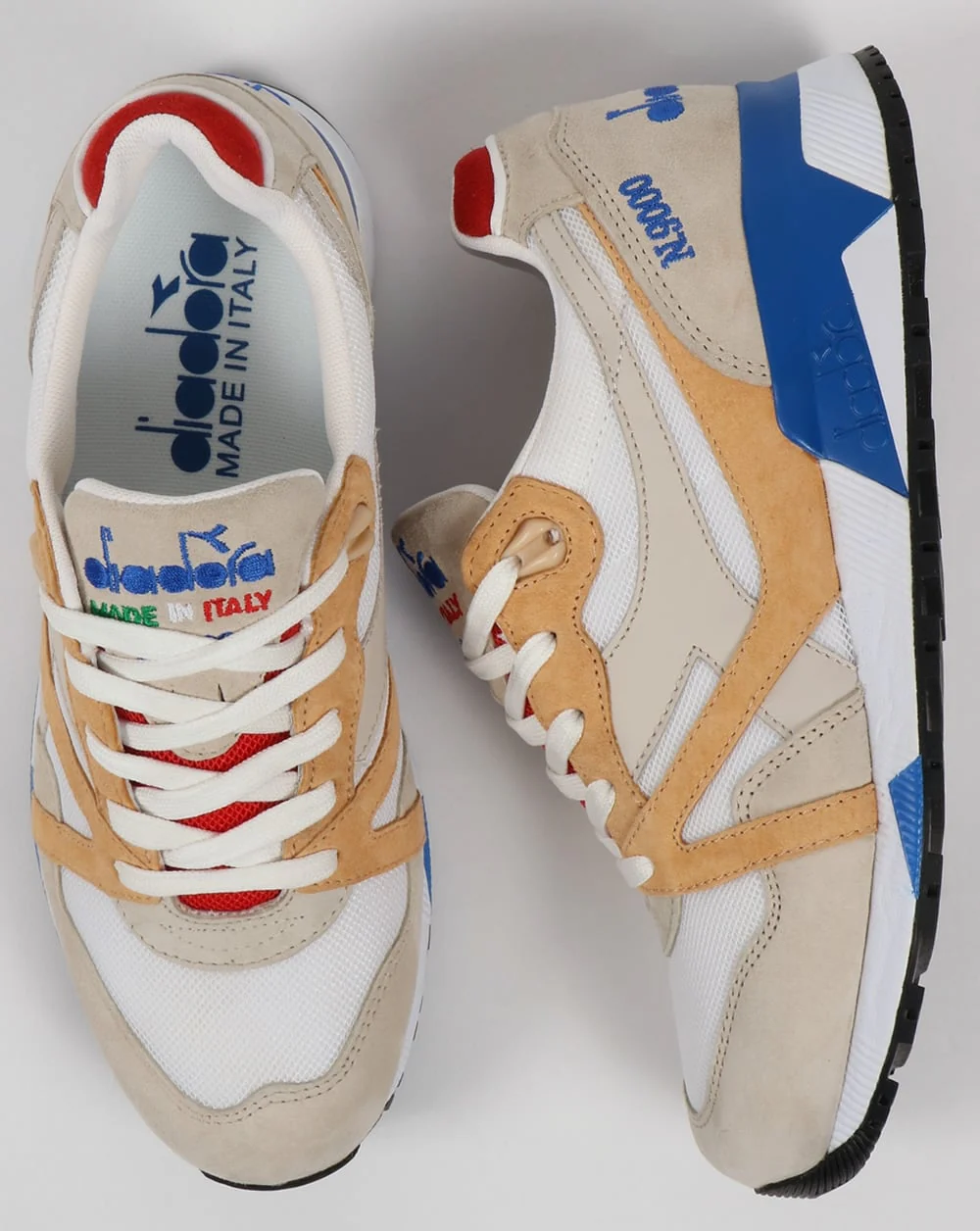 Diadora N9000 Italia Trainers Moonbeam/Apricot - Image 2