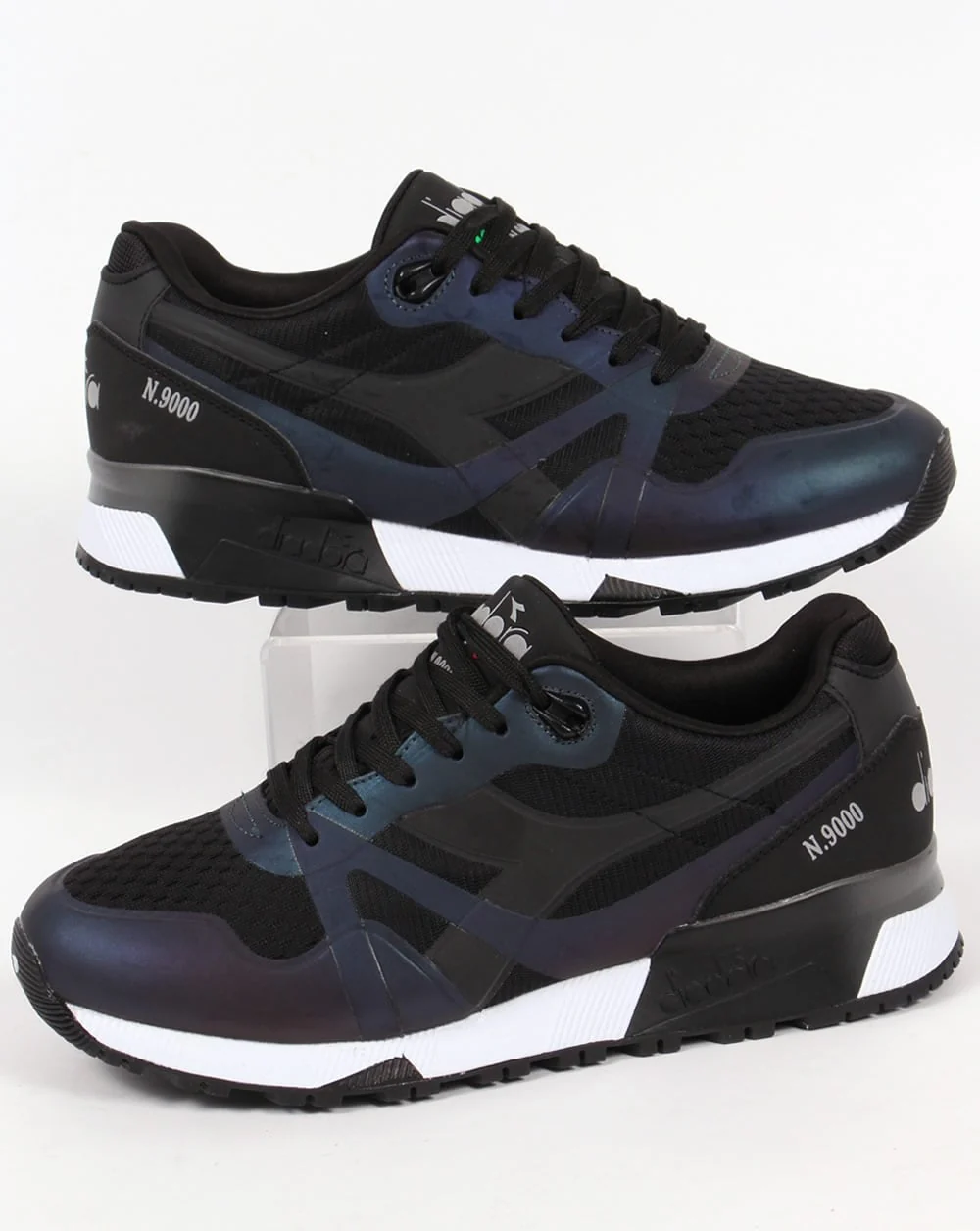 Diadora N9000 MM Hologram Trainers Black